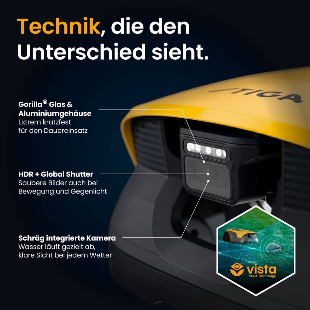 STIGA GARDEN Rasenmähroboter A 6v | Gelb