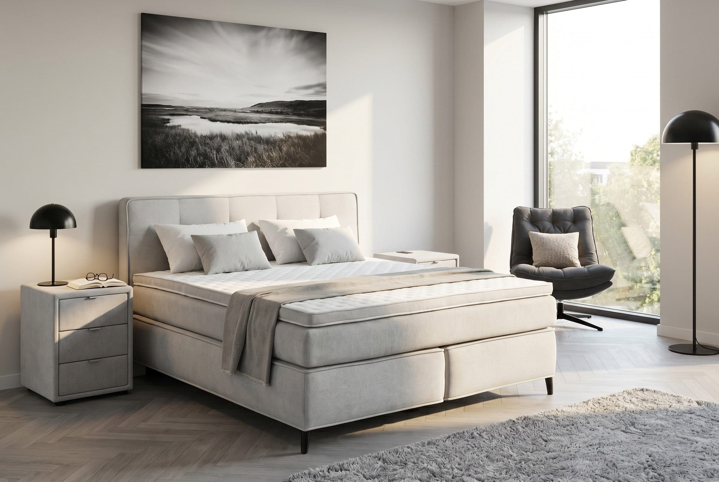Jockenhöfer Gruppe Boxspringbett Capello | Grau