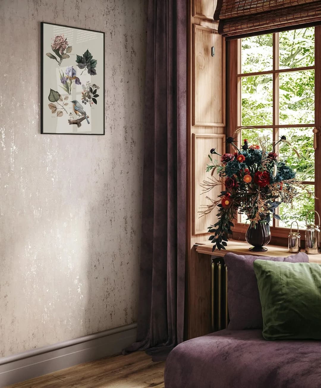 Marburg Vliestapete Calm Concrete | Beige