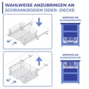 Maximex Auszug Ablagekorb | Silber 5