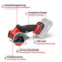 Einhell Akku-Trennschleifer TP-CO 18/76-C Li BL-Solo | Schwarz 2