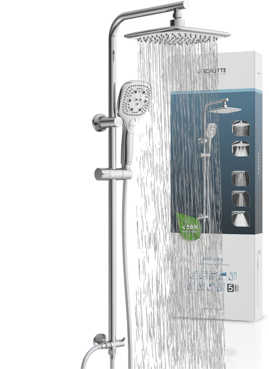 Schütte Duschsystem MADEIRA | Silber
