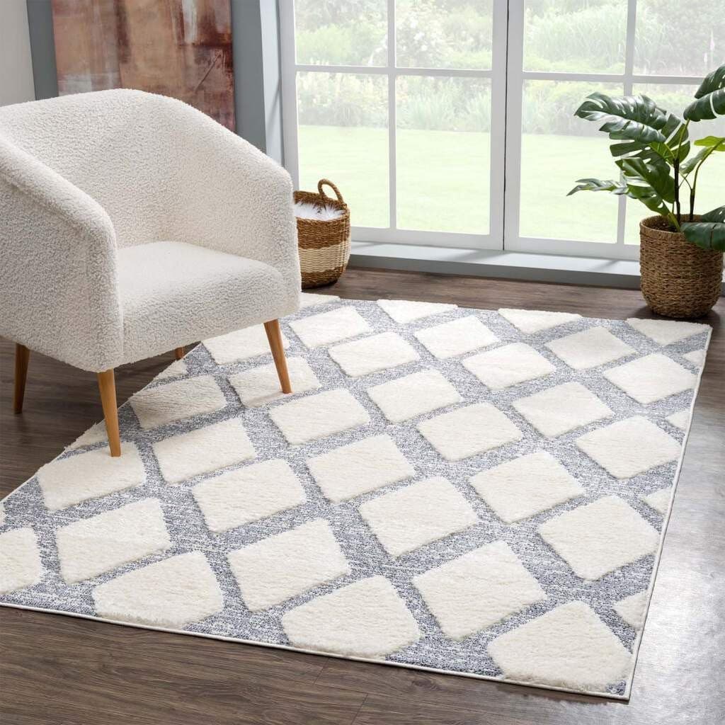 Carpet City Focus 4497 Hochflor-Teppich | Grau