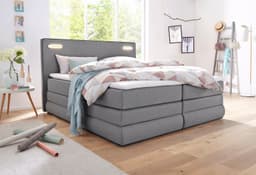 COLLECTION AB Boxspringbett Ninoni | Grau