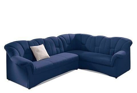 DOMO collection Ecksofa Papenburg | Blau