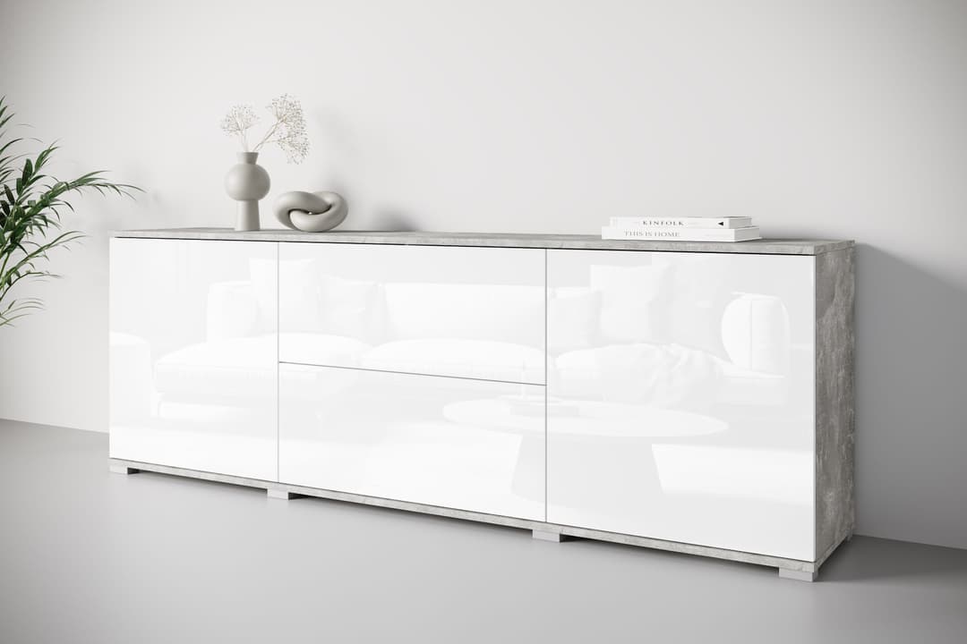 OTTO home Lowboard Kenia | Weiß