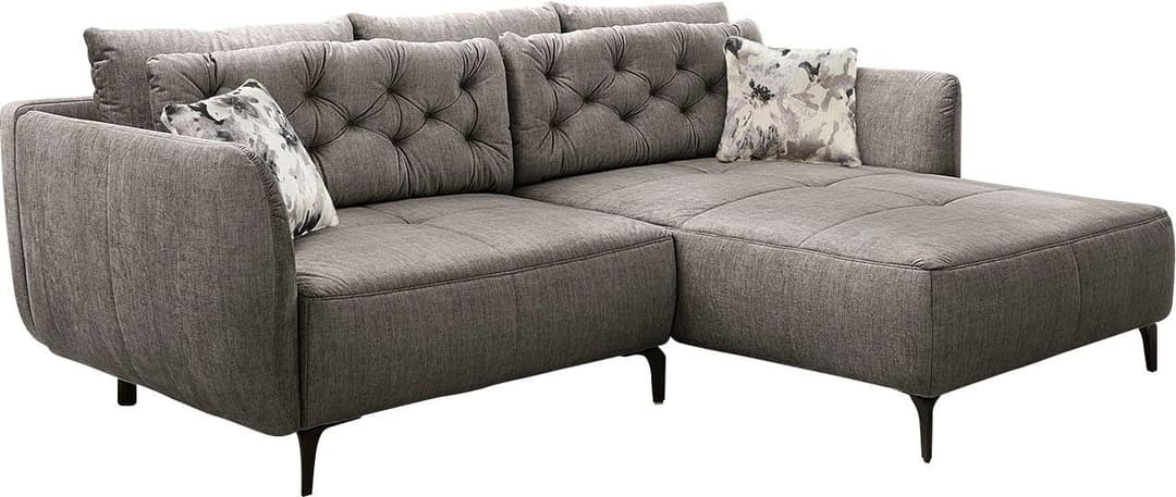 Jockenhöfer Gruppe Ecksofa Salo L-Form | Grau
