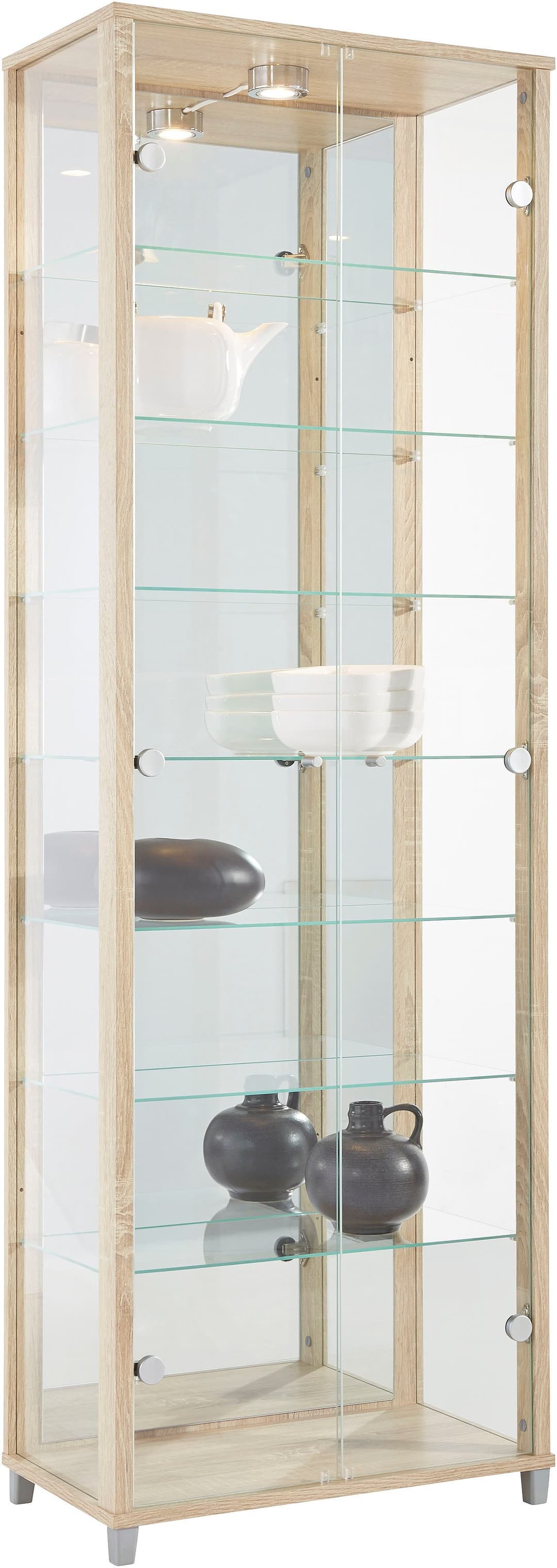 fif möbel Vitrine OPTIMA | Holztöne