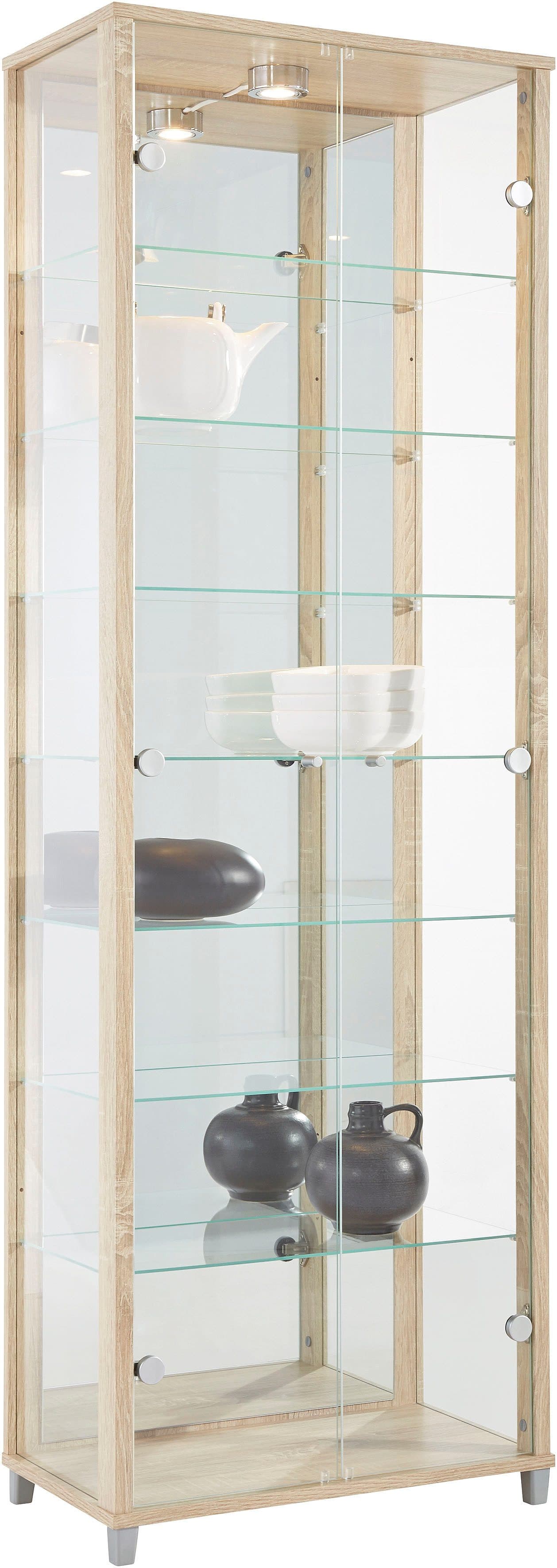 fif möbel Vitrine OPTIMA | Holztöne