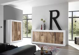 Home affaire Highboard Basic | Weiß