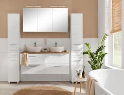 welltime Hochschrank Trento | Weiß