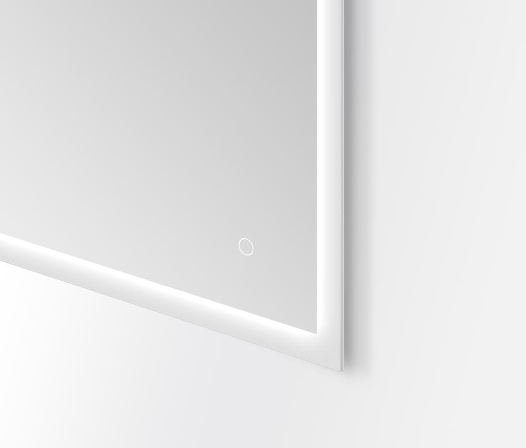 welltime LED-Lichtspiegel Harmony | Silber