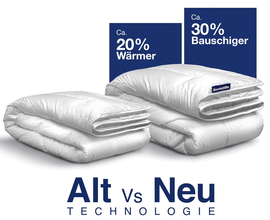 Dunlopillo Baumwollbettdecke Fusion | Weiß