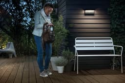 Philips LED Außen-Wandleuchte myGarden Bustan | Grau