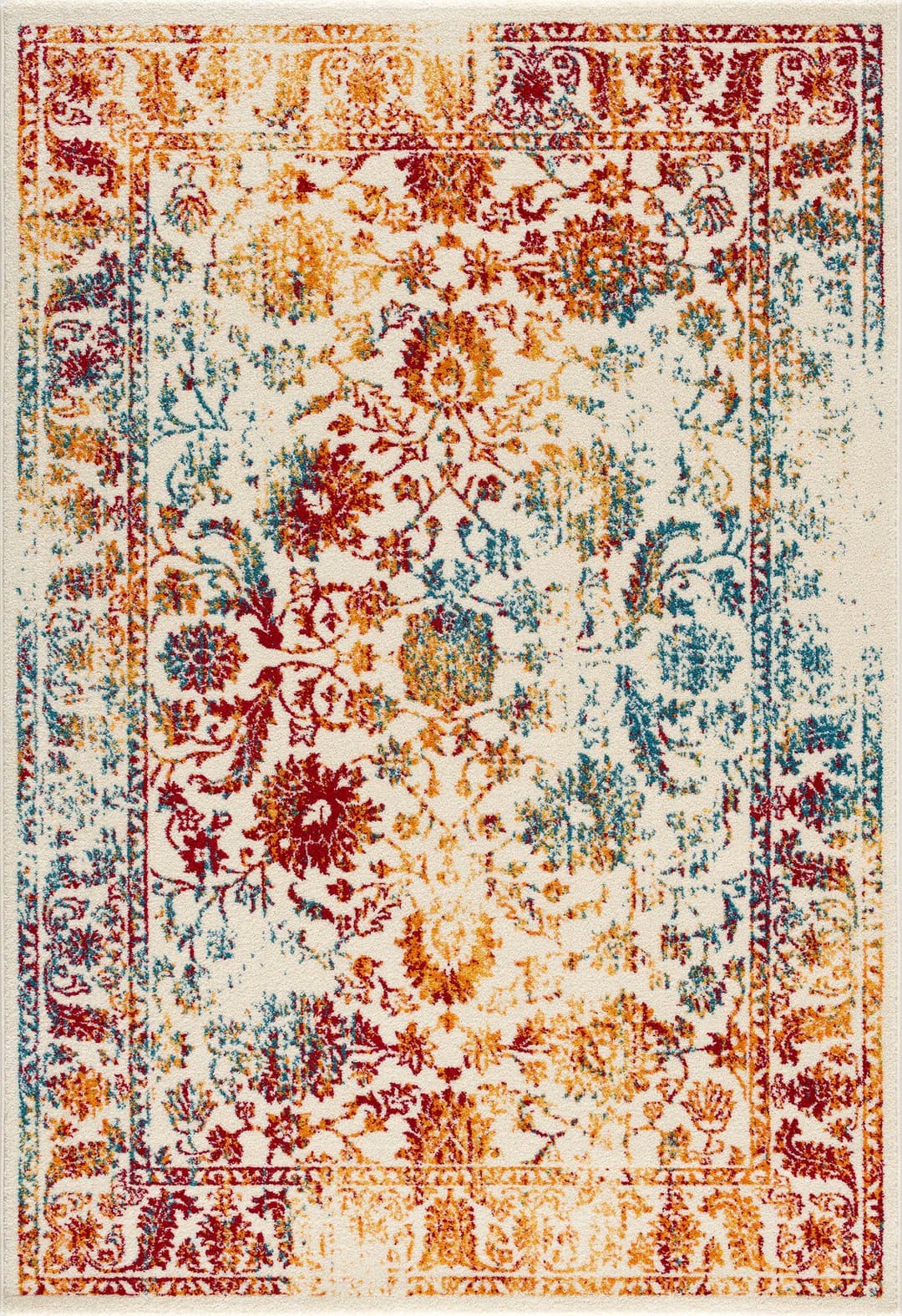 Sanat Teppich Vintage 1606 | Mehrfarbig