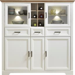 Innostyle Highboard Jasmin | Weiß