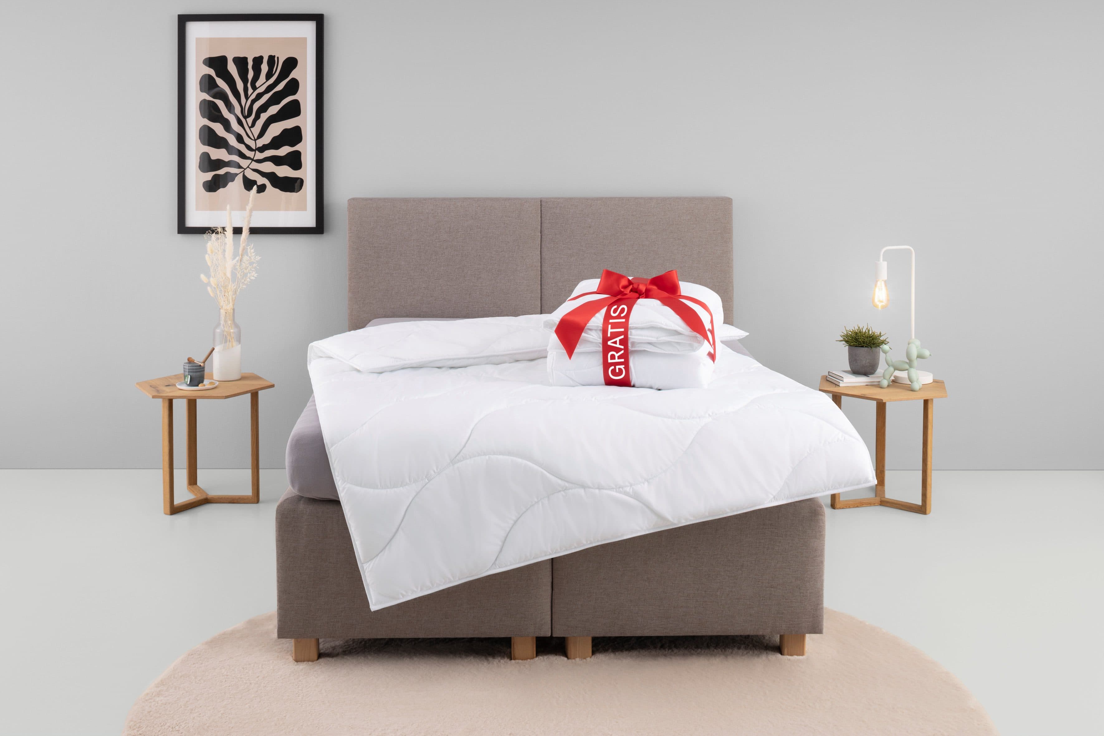 OTTO home Microfaserbettdecke Caelan | Weiß