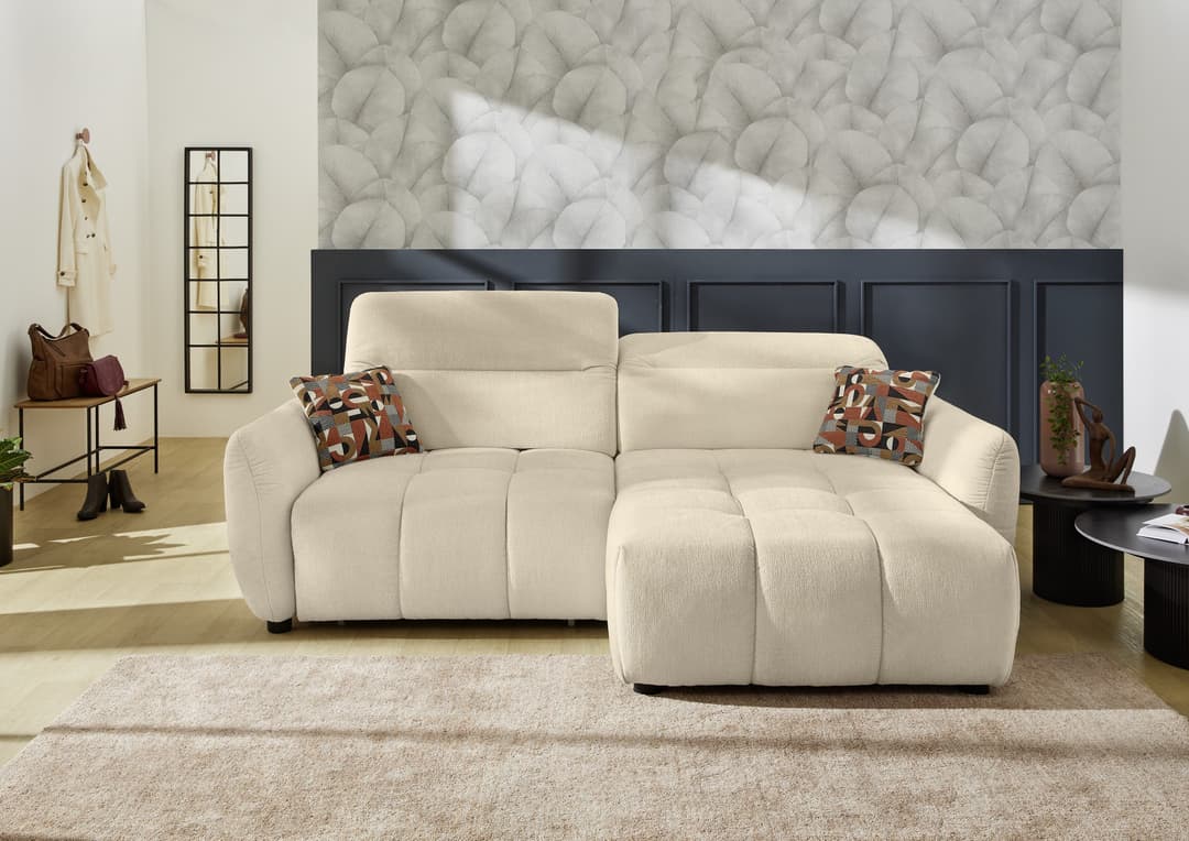 Jockenhöfer Gruppe Ecksofa Zoom L-Form | Beige