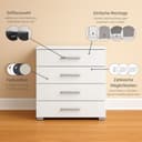rauch KOLUNA Schubkastenkommode | Braun 3