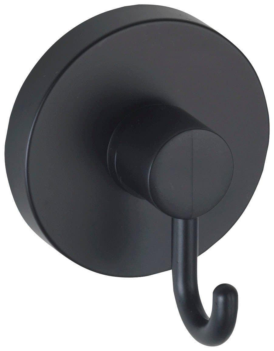 WENKO Wandhaken Vacuum-Loc® | Schwarz