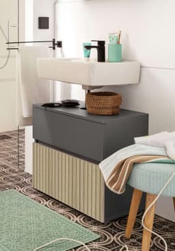 Home affaire Waschbeckenunterschrank Wisla | Braun