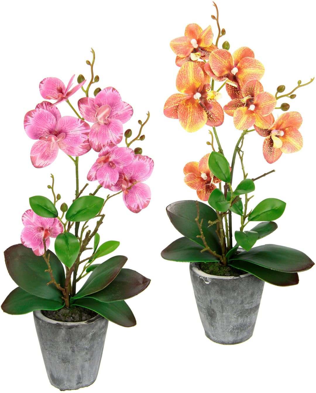 Kunstpflanze Orchidee | Mehrfarbig