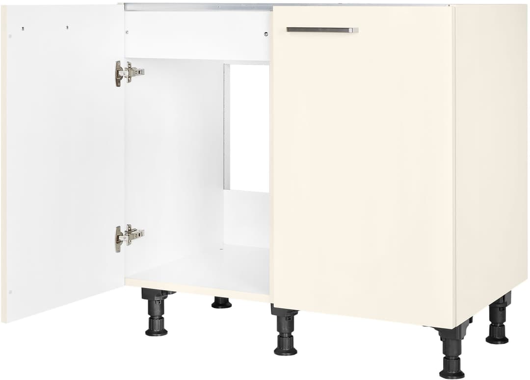 nobilia® Spülenschrank "Touch" | Beige