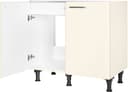 nobilia® Spülenschrank "Touch" | Beige 2