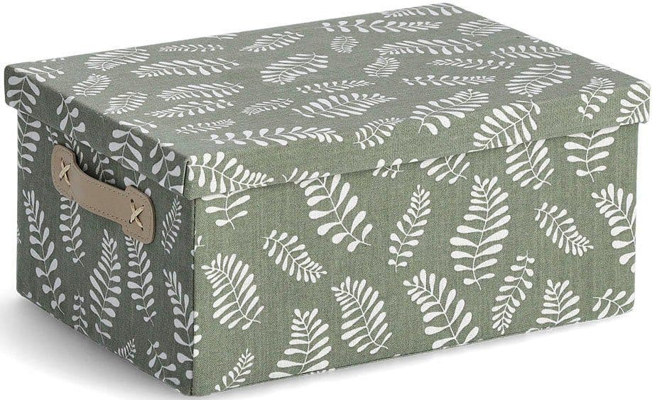 Zeller Present Aufbewahrungsbox Leaves | Grün