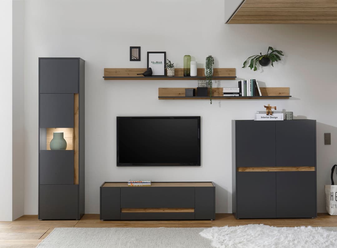 Home affaire Wandregal City/Giron | Holztöne