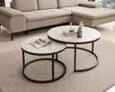 Stolkom Gino Couchtisch | Weiß 2