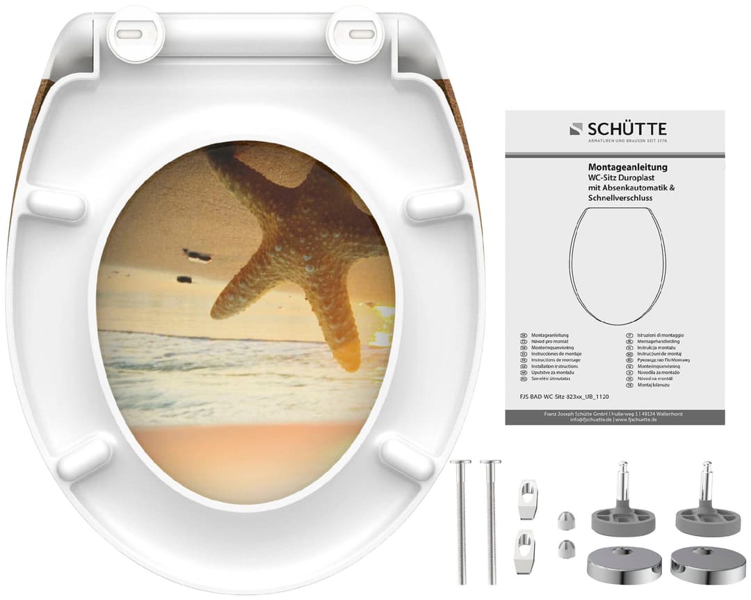 Schütte WC-Sitz Star | Mehrfarbig