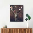 Reinders! Wandbild Hirsch | Braun