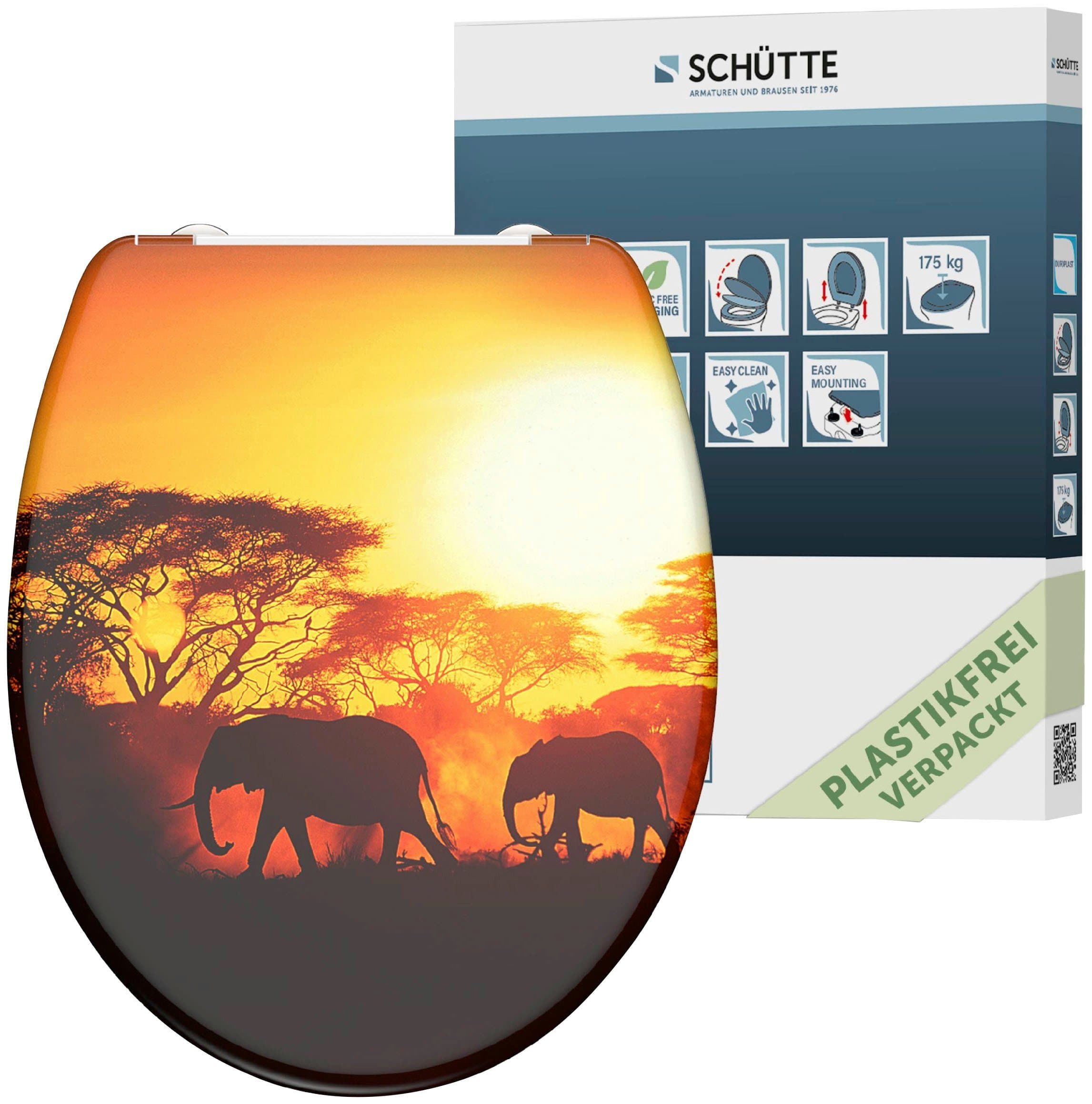 Schütte WC-Sitz Africa | Mehrfarbig