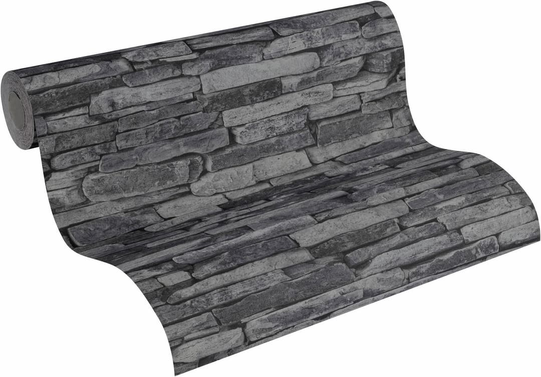living walls Vliestapete Best of Wood`n Stone 2nd Edition | Grau