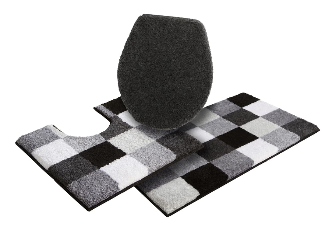 Grund Badematte Mosaik | Grau