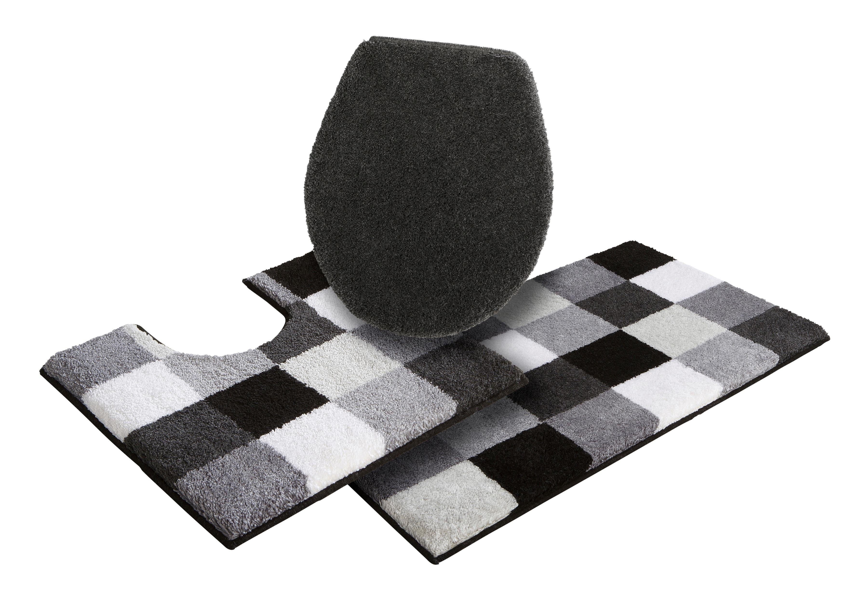 Grund Badematte Mosaik | Grau