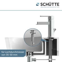 Schütte Niagara Waschtischarmatur | Silber