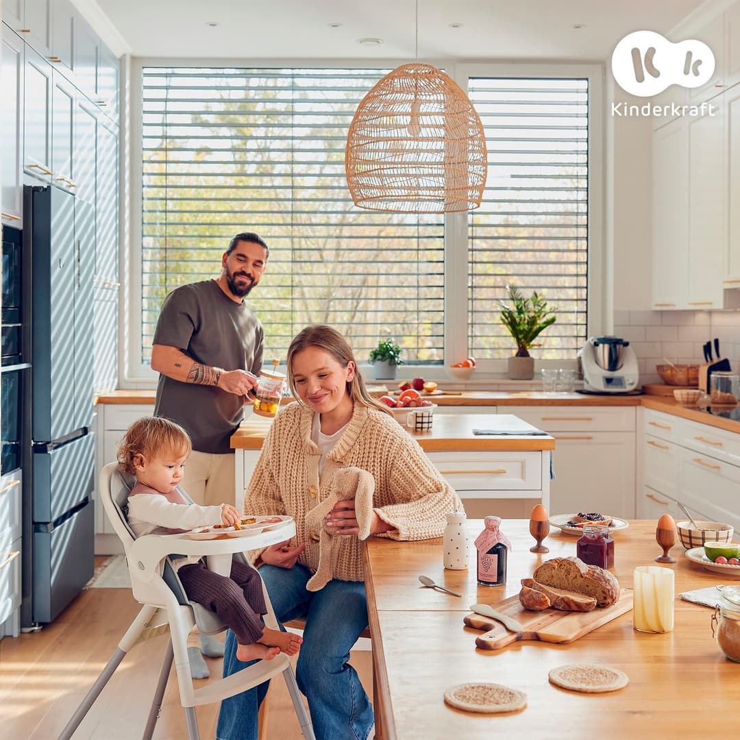 Kinderkraft Hochstuhl DINNLY | Grau