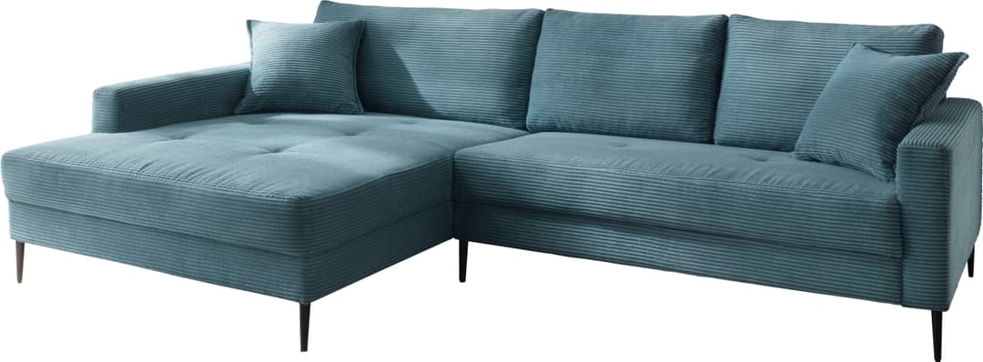 Trends by HG Ecksofa Summer L-Form | Blau