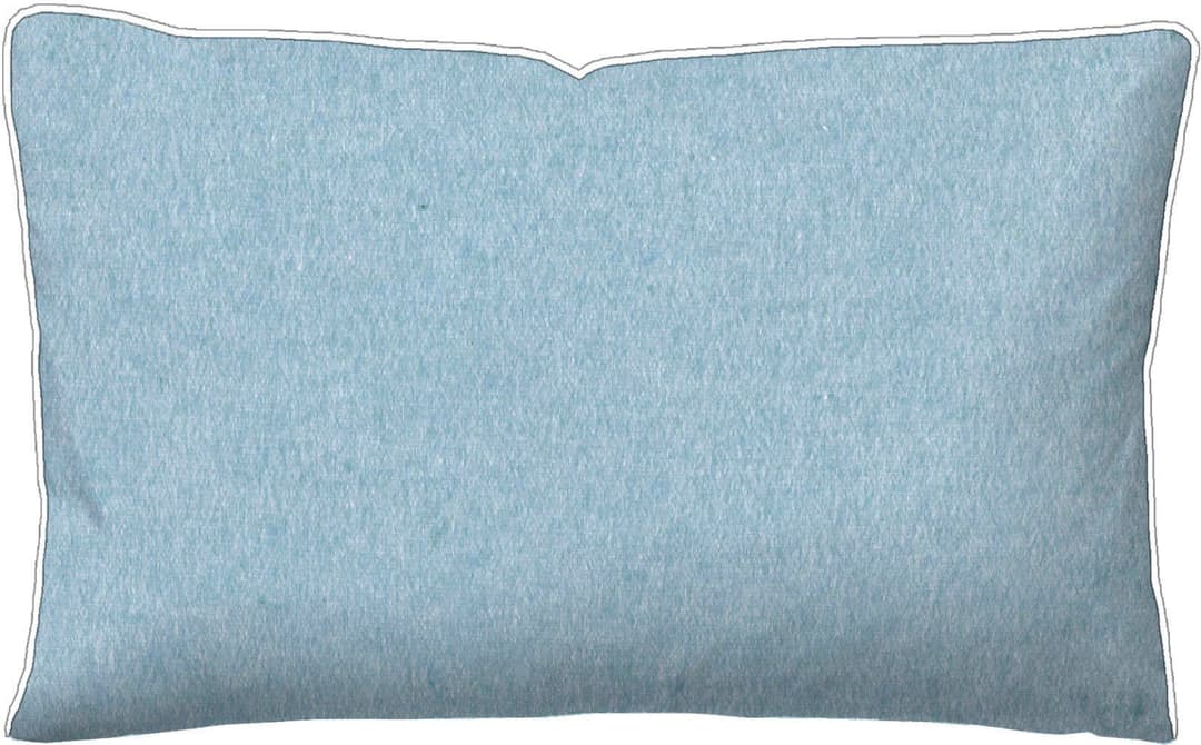 Biberna Kissenbezug Hermal Flanell | Blau