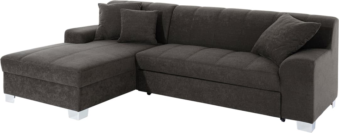 DOMO collection Ecksofa Turah | Grau