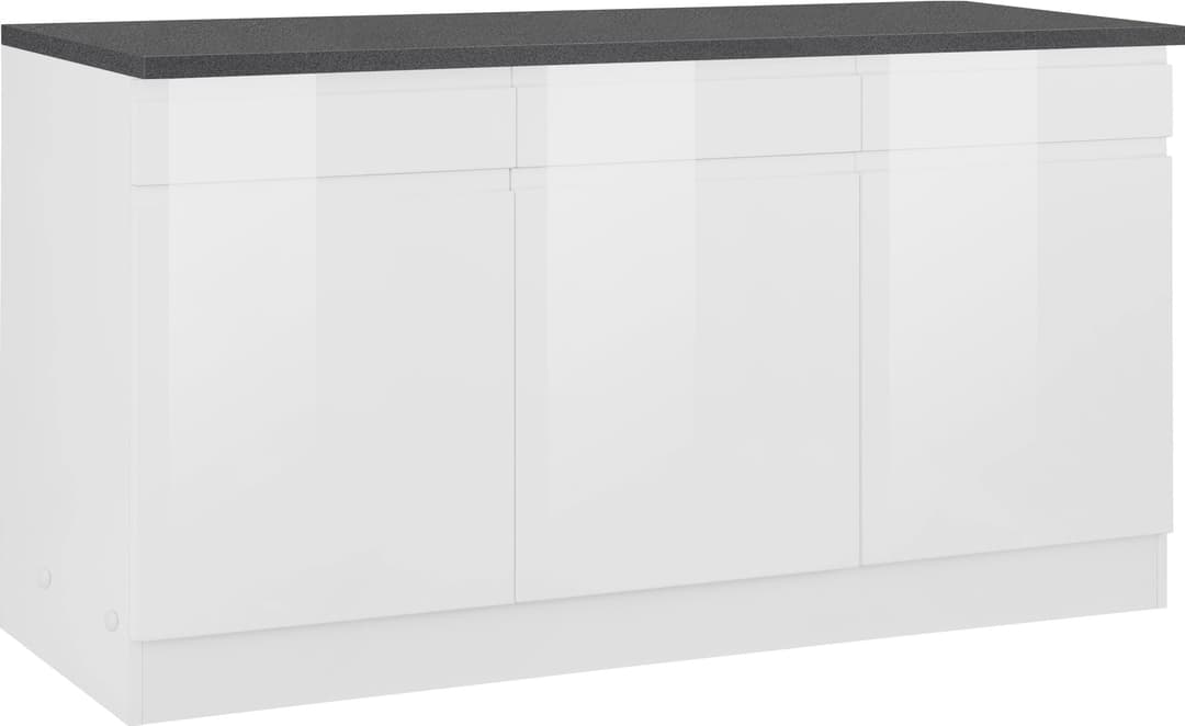 KOCHSTATION Unterschrank Virginia | Weiß