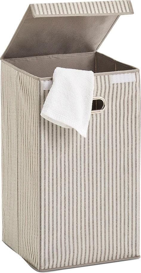 Zeller Present Wäschesortierer Stripes | Beige