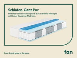 Taschenfederkernmatratze Sleep Spring Pro | Weiß