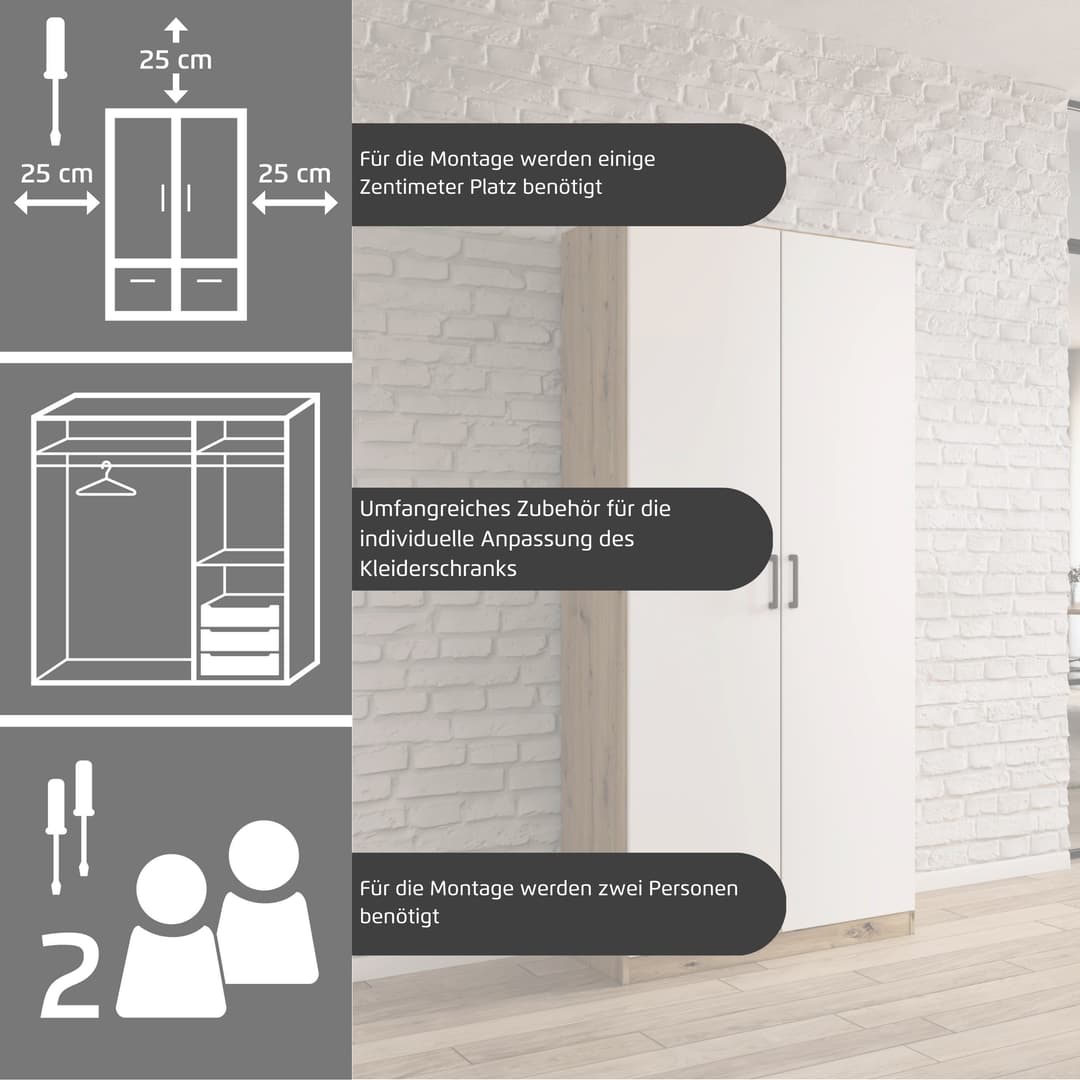rauch MINOSA Mehrzweckschrank | Grau