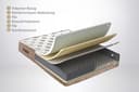Bonnellfederkernmatratze Majestät Luxus | Beige 4