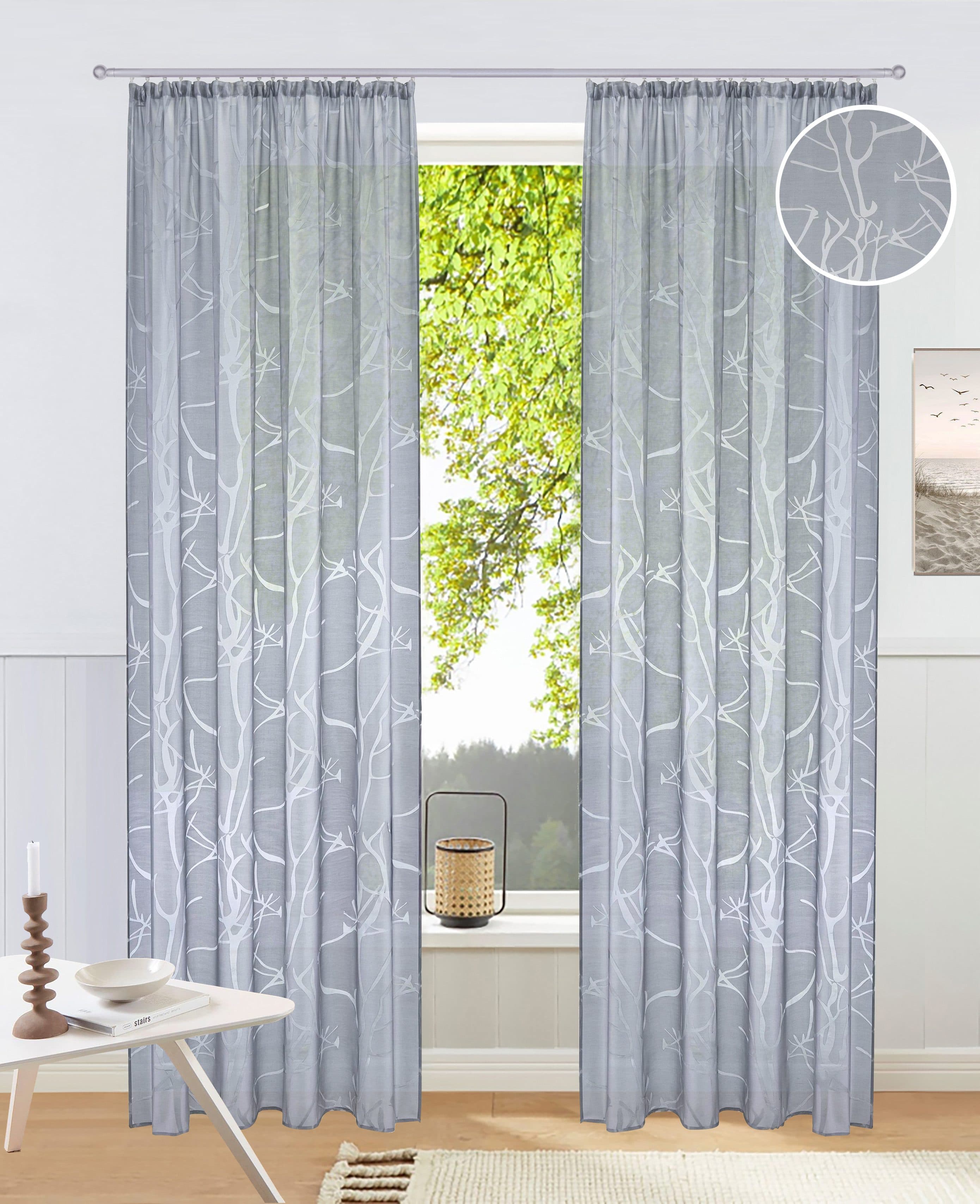 OTTO home Gardine Anna | Grau