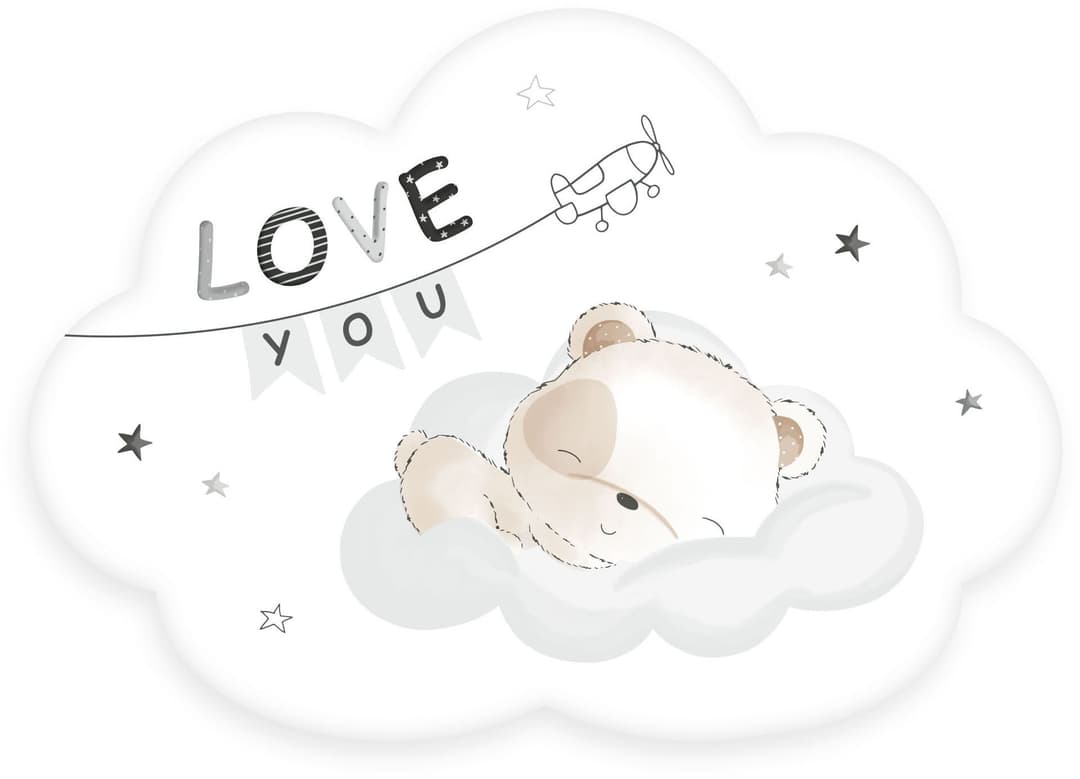 Baby Best Dekokissen Sleeping little bear | Mehrfarbig