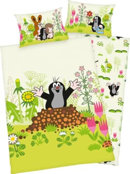 Babybettwäsche Der kleine Maulwurf | Mehrfarbig